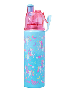 Smiggle - Botella de acero de 500 ml Livin con pulverizador
