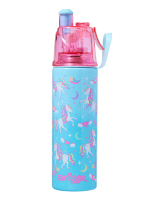 Smiggle - Botella de acero de 500 ml Livin con pulverizador