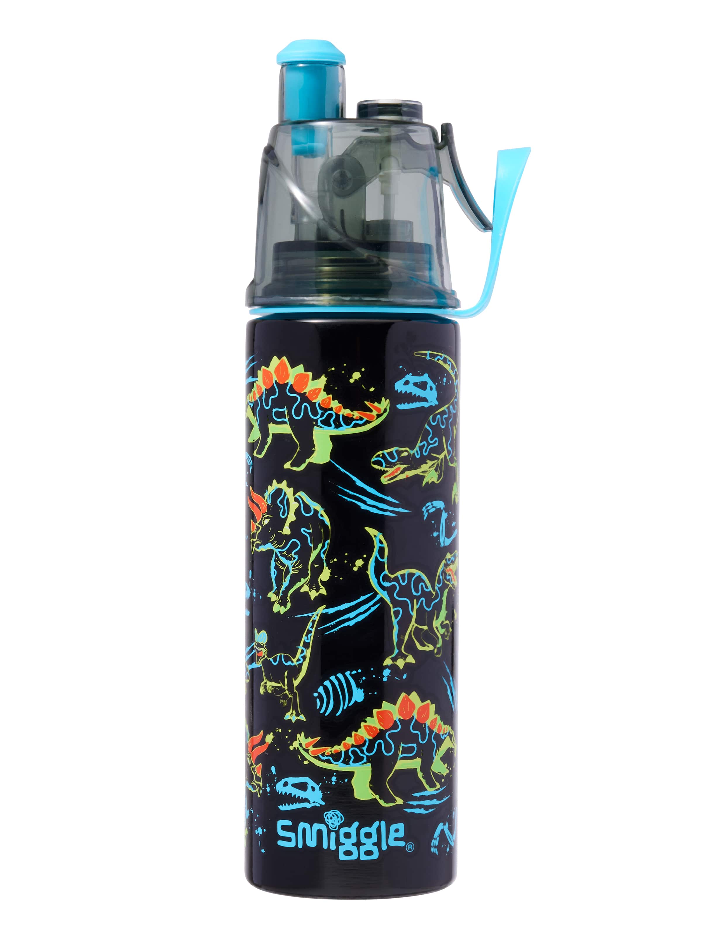 Smiggle - Botella de acero de 500 ml Livin con pulverizador
