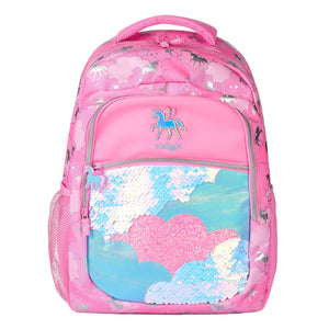 Smiggle - Mochila clásica de unicornio rosa Lunar