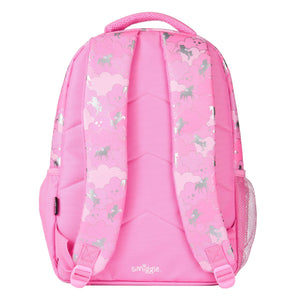 Smiggle - Mochila clásica de unicornio rosa Lunar