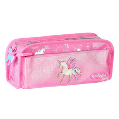 Smiggle - Estuche de tres compartimentos Lunar Unicorn