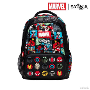 Smiggle - Set de 3 Mochilas Escolares de Marvel