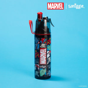 Smiggle - Botella de acero inoxidable Marvel de 500 ml
