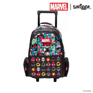 Smiggle - Mochila con Ruedas y Luces Marvel