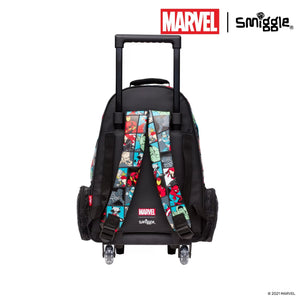 Smiggle - Mochila con Ruedas y Luces Marvel