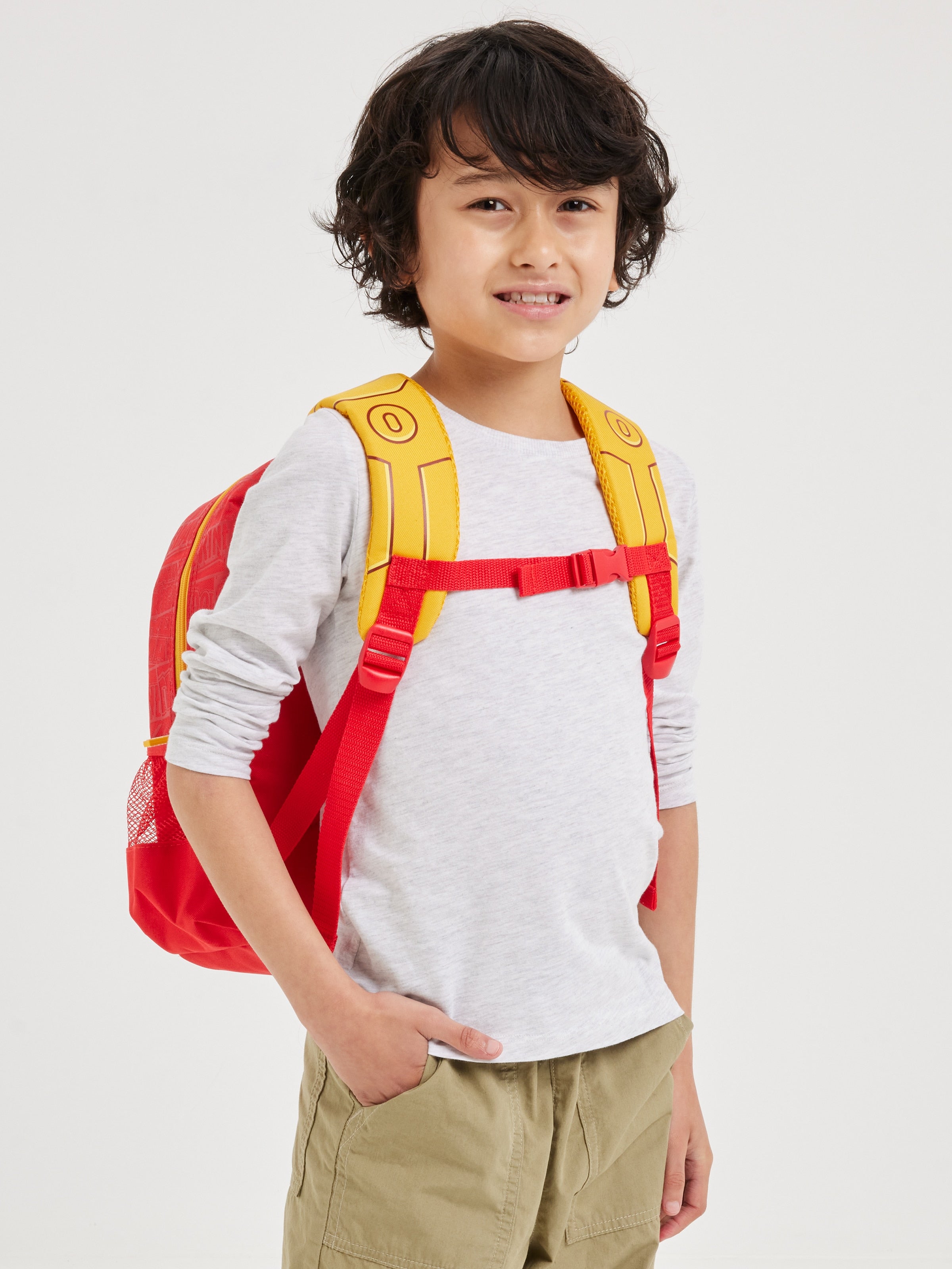 Smiggle - Mochila de guardería con capucha Marvel Iron Man