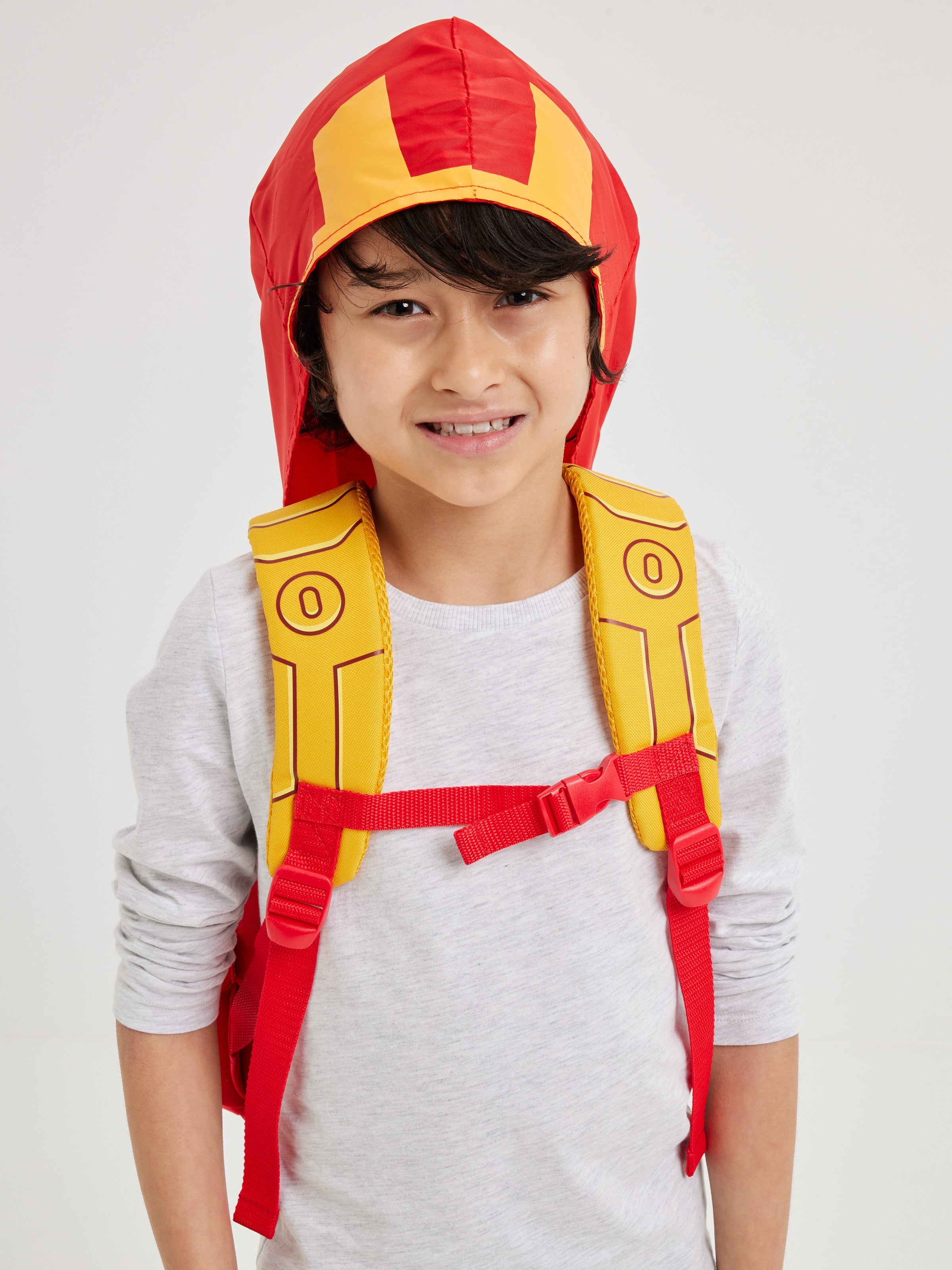Smiggle - Mochila de guardería con capucha Marvel Iron Man