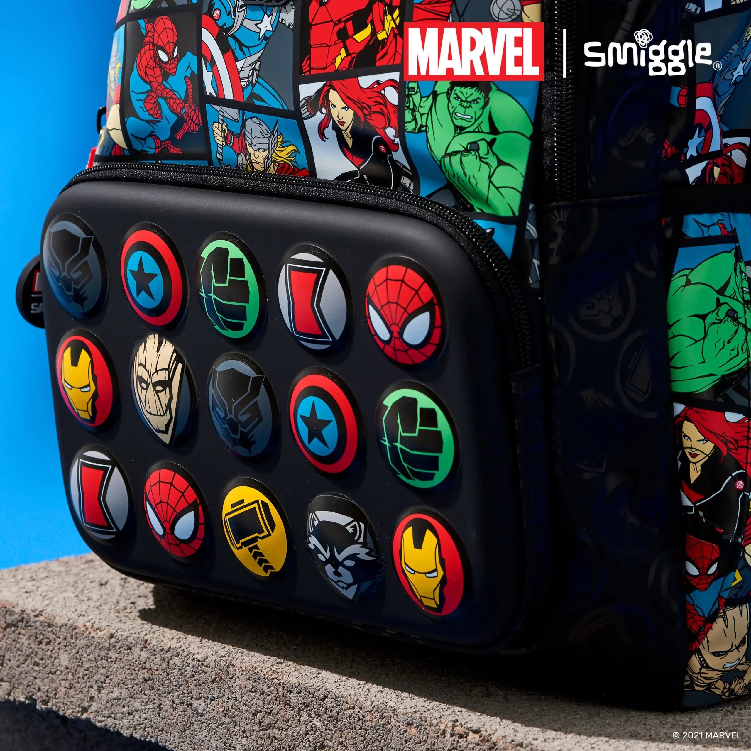 Smiggle - Mochila clásica Marvel