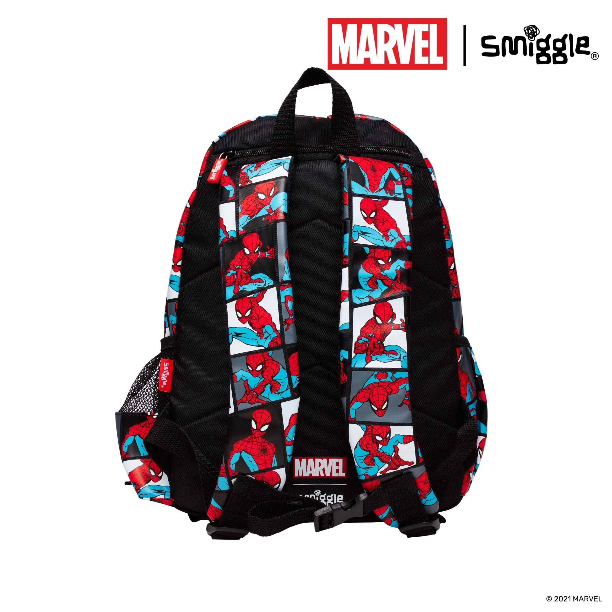 Smiggle - Mochila con capucha de Spider-Man Marvel Junior