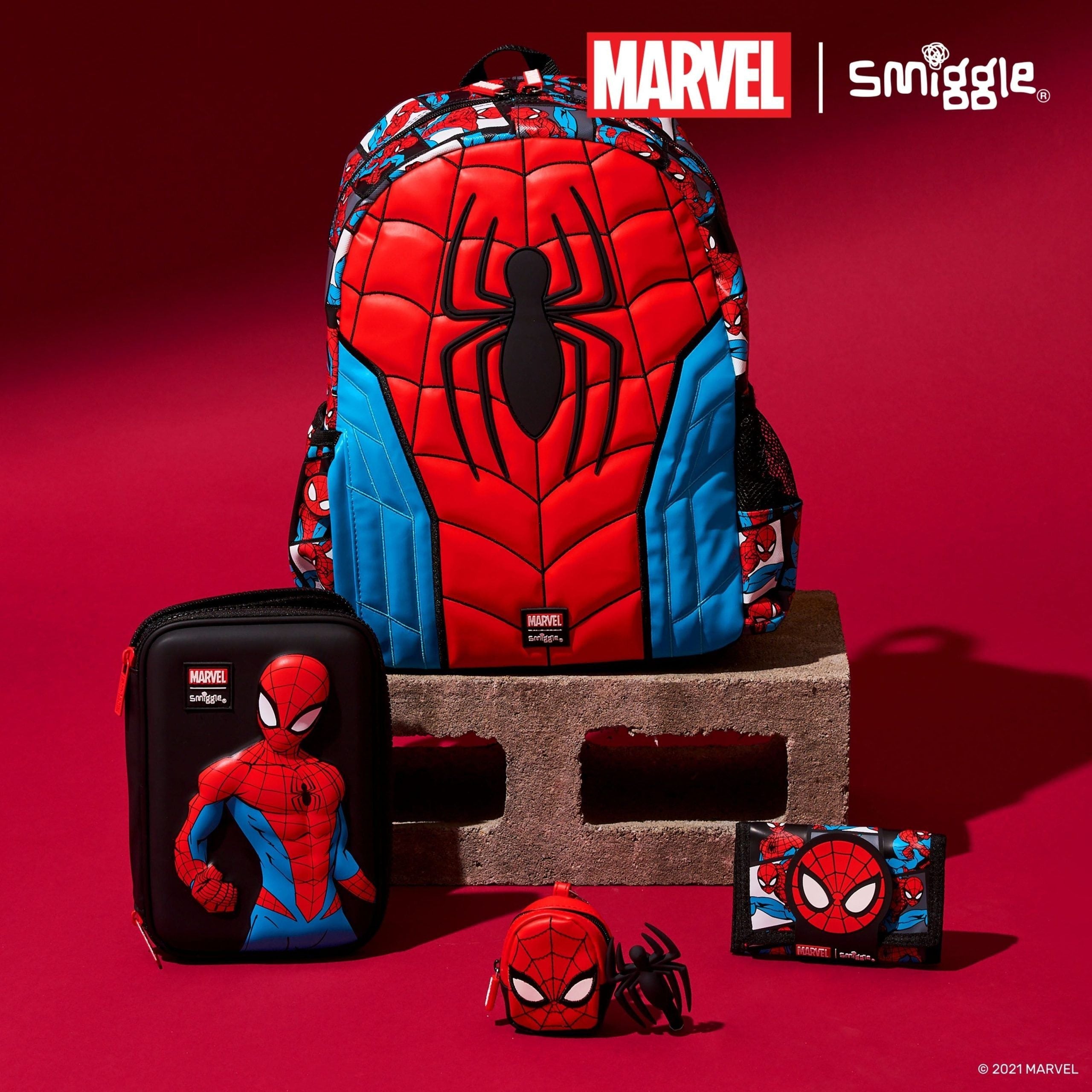 Smiggle - Estuche rígido Spiderman Marvel