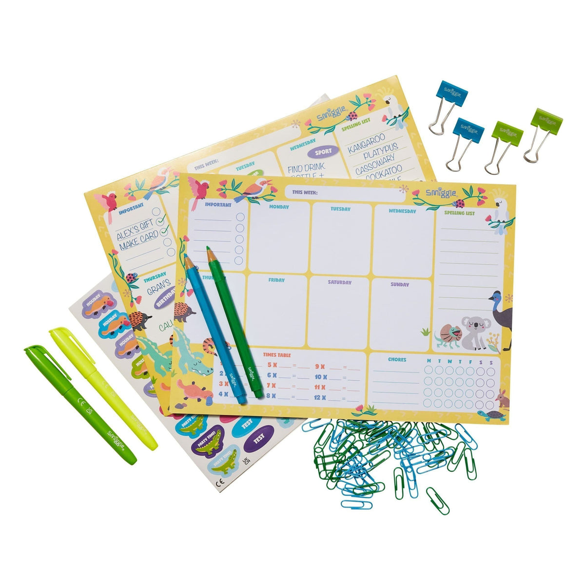 Smiggle - Set de papelería de escritorio