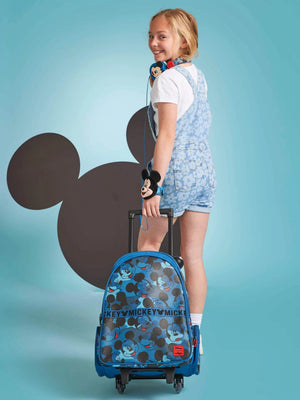 Mochila con ruedas iluminadas de Mickey Mouse - Smiggle