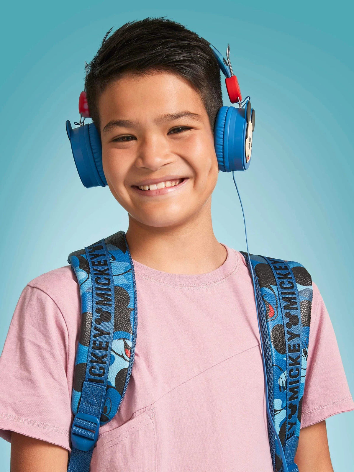 Smiggle - Auriculares de diadema con cable Mickey Mouse