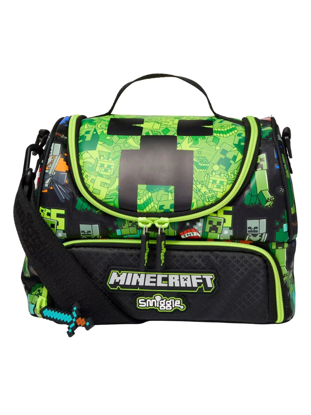 Smiggle - Set de 4 mochilas escolares Minecraft