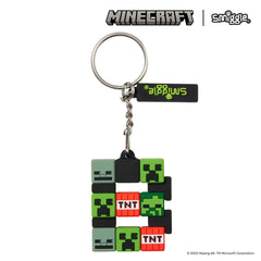 Smiggle - Llavero con letra B de Minecraft