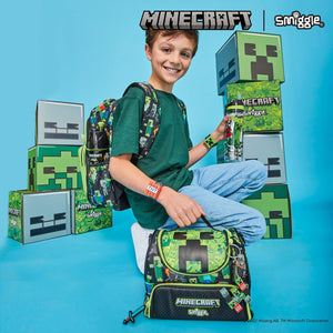 Smiggle - Minecraft Fiambrera Colgante de Doble Capa