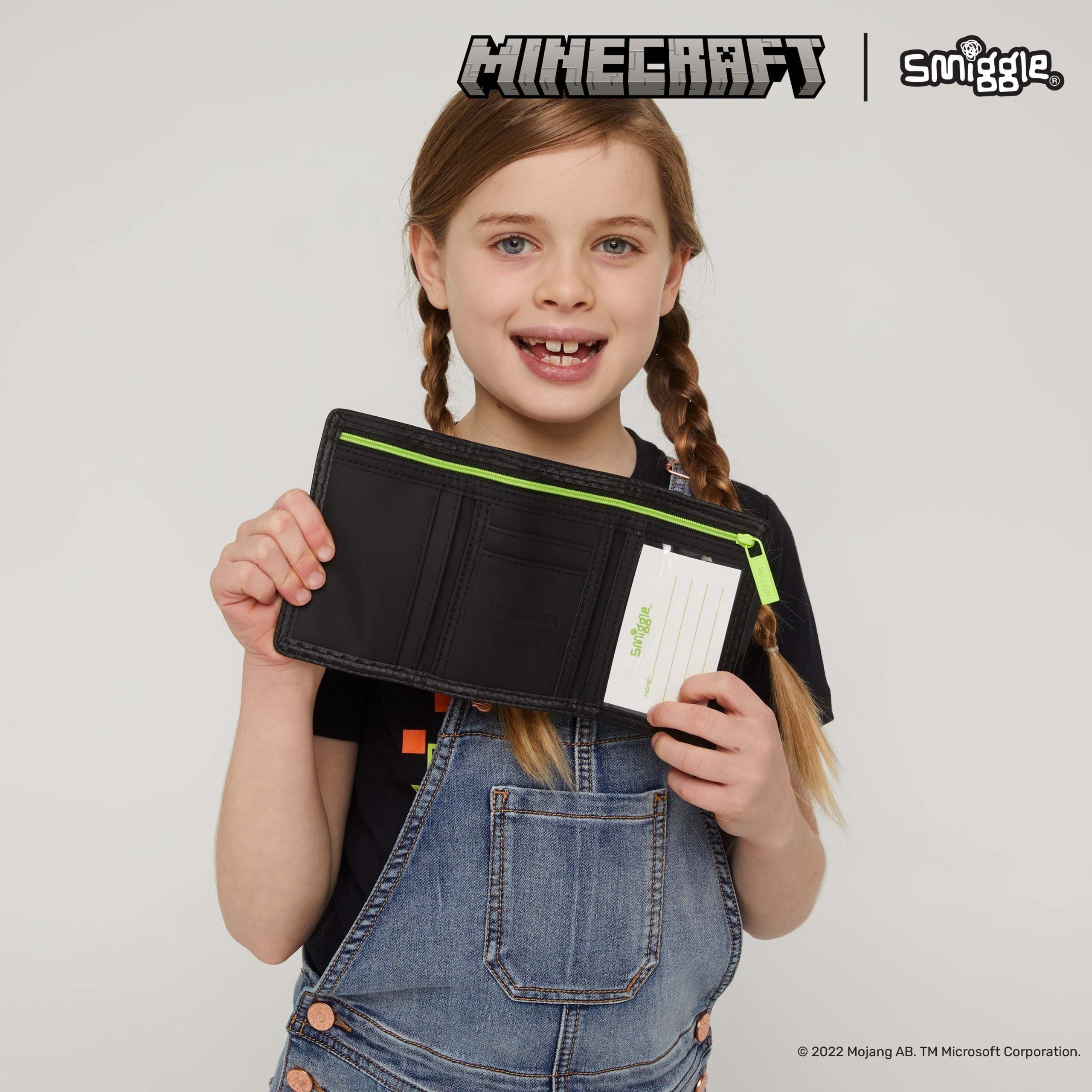 Smiggle - Cartera para niños de Minecraft