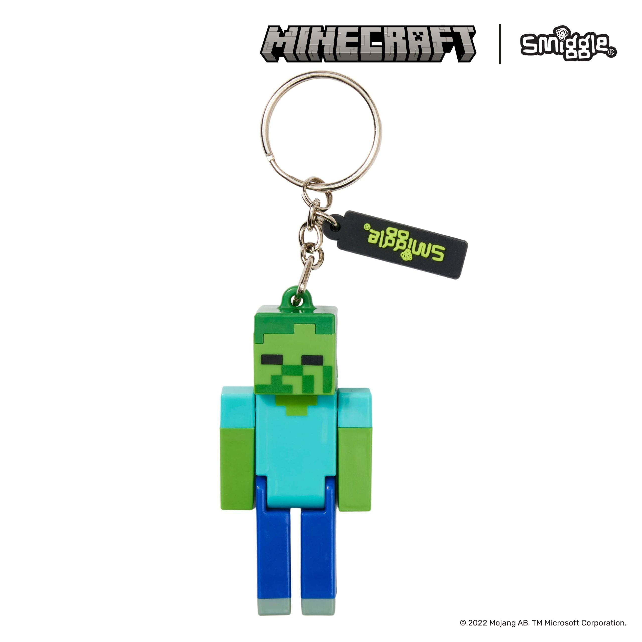 Smiggle - Llavero interactivo de Creeper de Minecraft