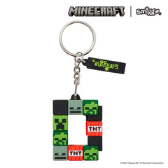 Smiggle - Llavero con la letra D de Minecraft