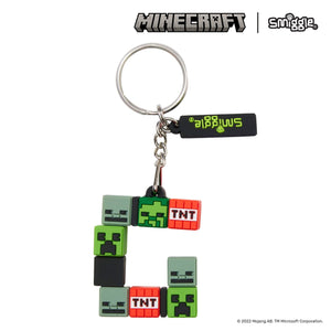 Smiggle - Llavero con letra G de Minecraft