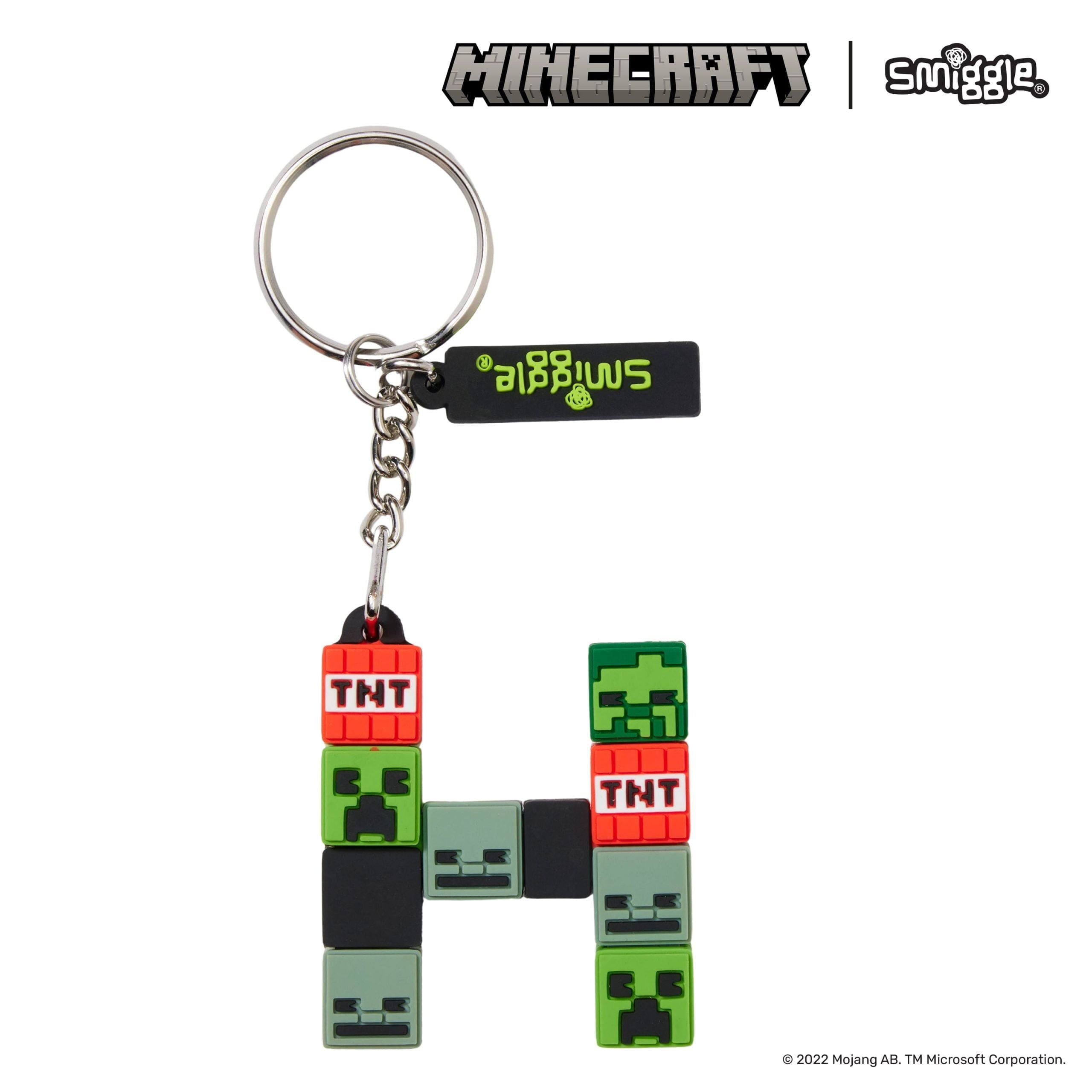 Smiggle - Llavero de Minecraft con la letra H