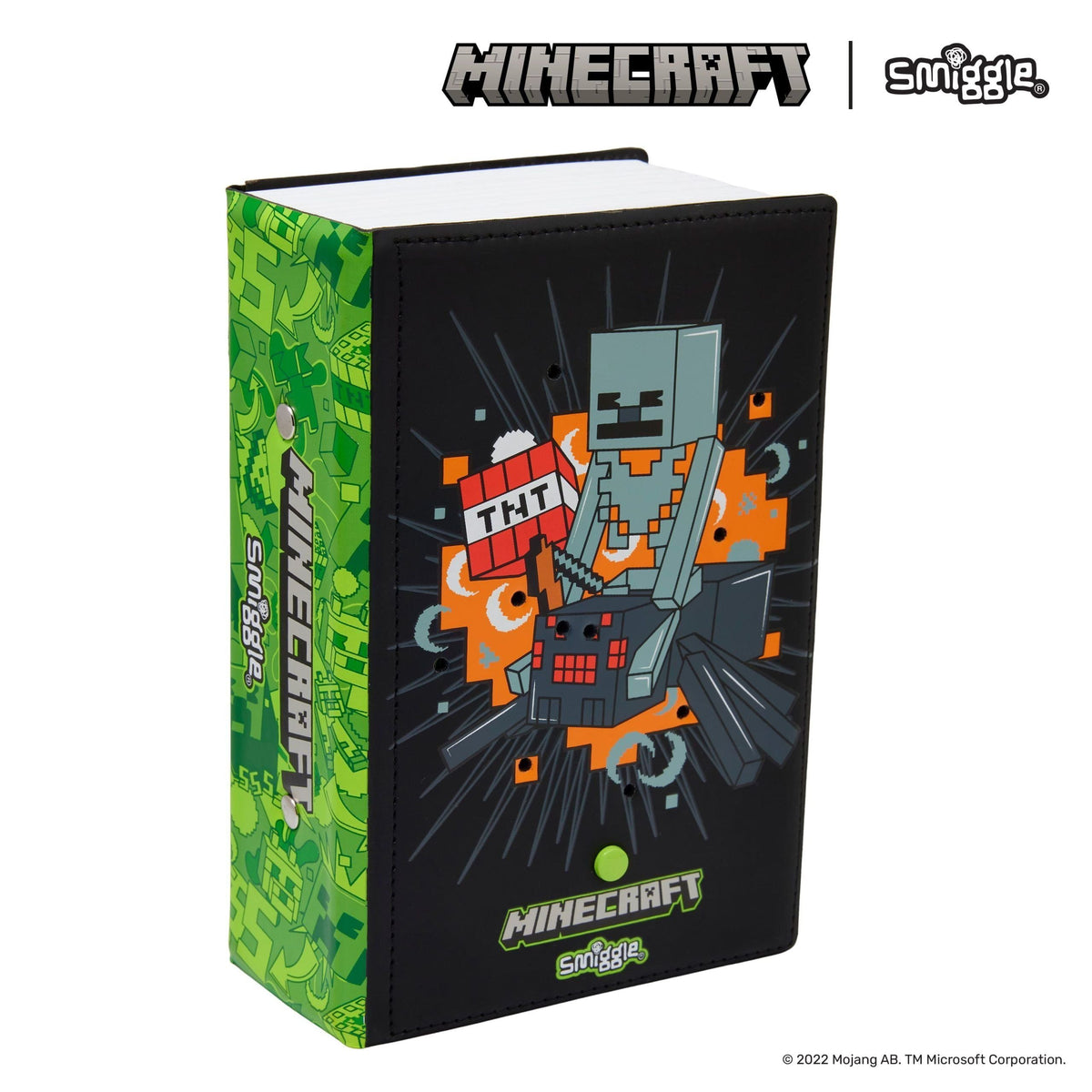 Smiggle - Mi armario secreto con forma de libro iluminado de Minecraft