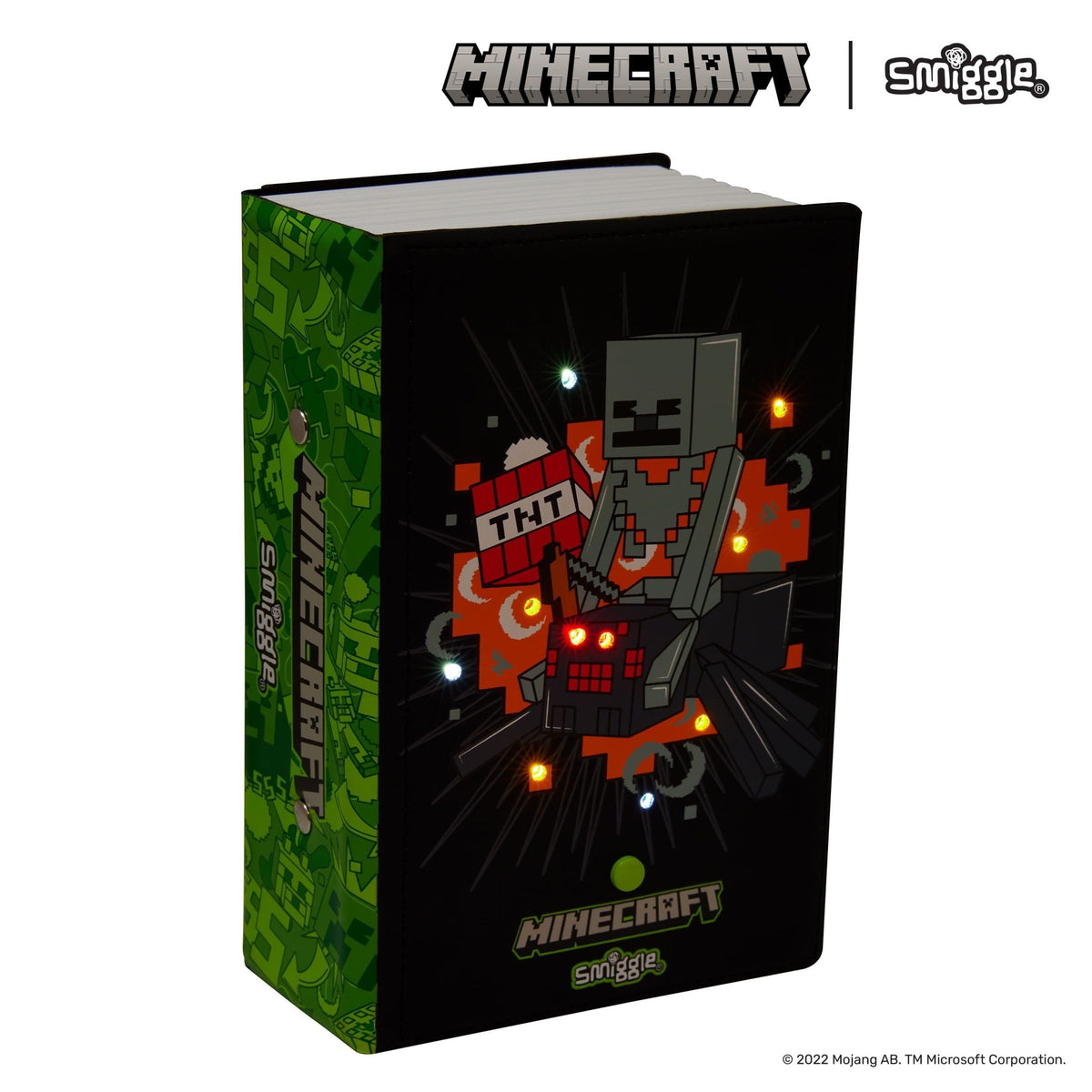 Smiggle - Mi armario secreto con forma de libro iluminado de Minecraft