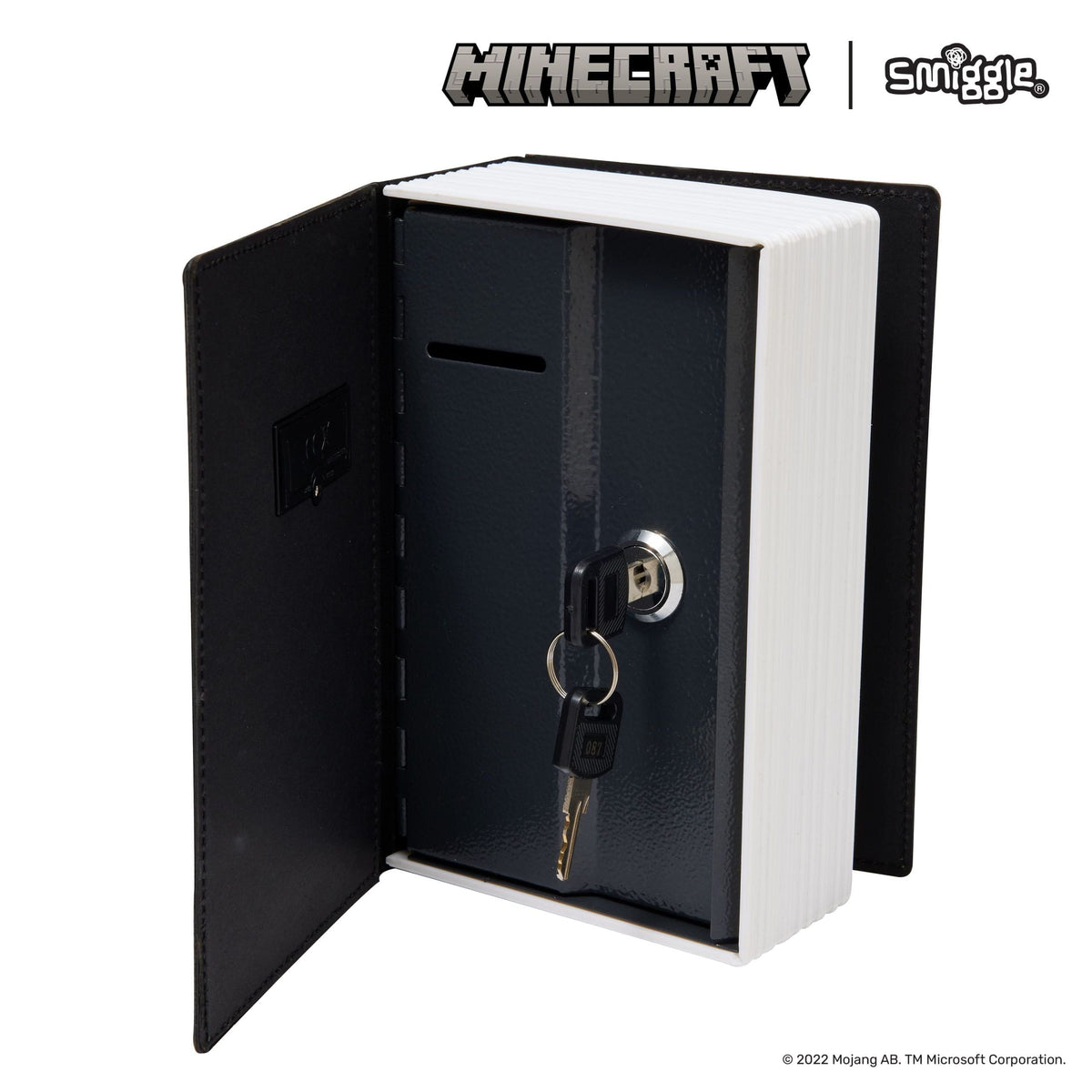 Smiggle - Mi armario secreto con forma de libro iluminado de Minecraft