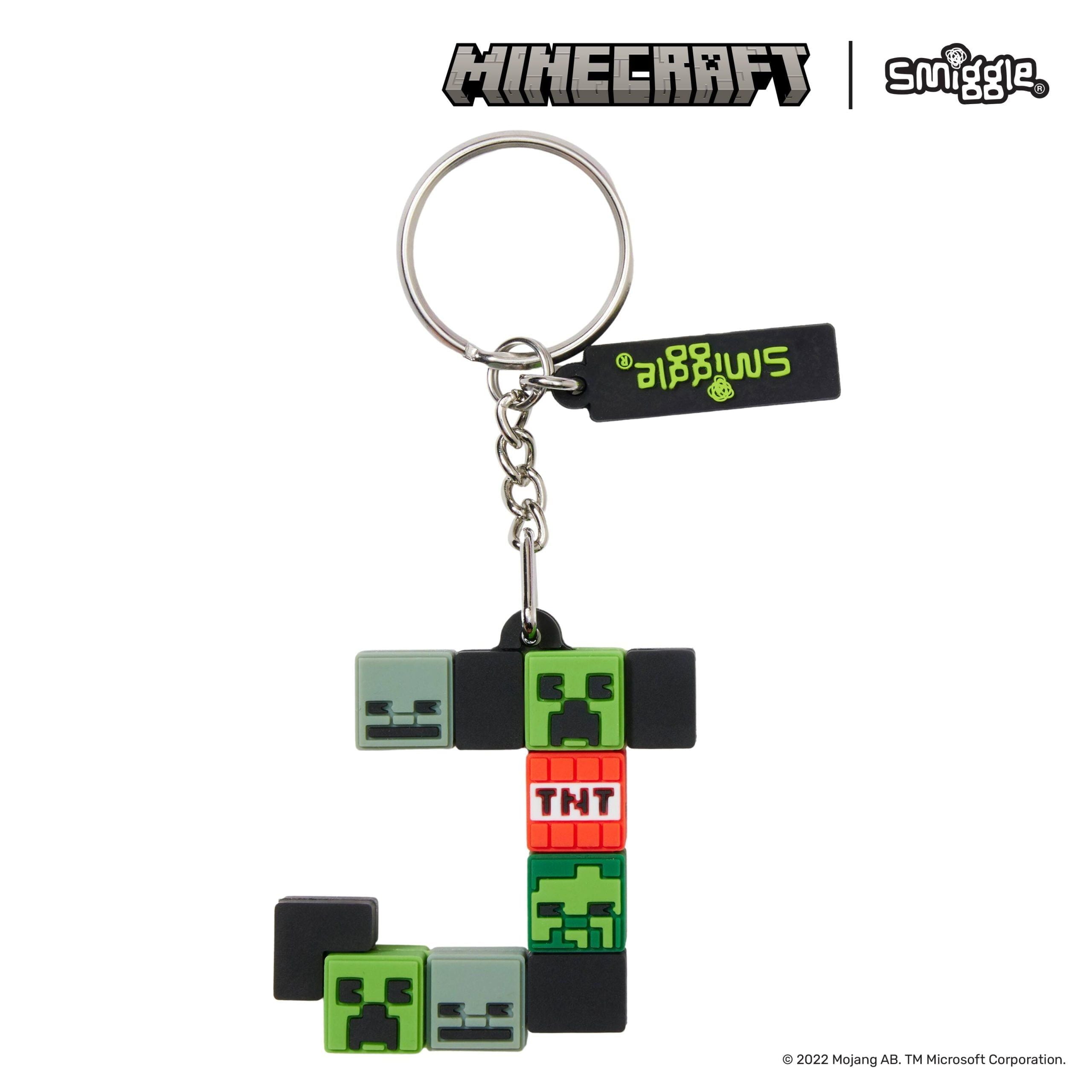 Smiggle - Llavero Minecraft con letra J