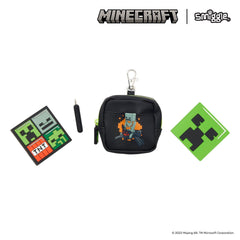 Smiggle - Llavero mini con lápiz y bloc de notas de Minecraft