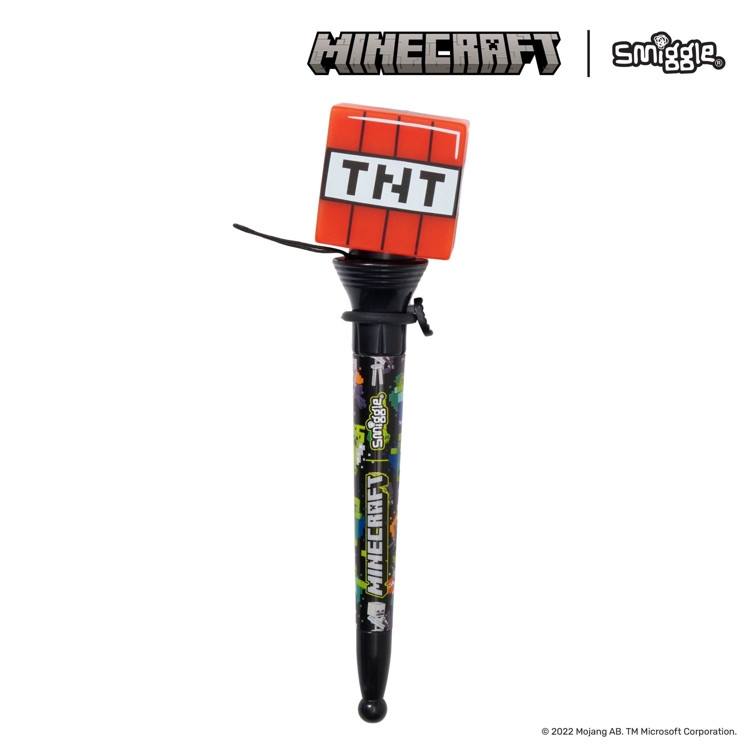 Smiggle - Bolígrafo de Novedad Minecraft
