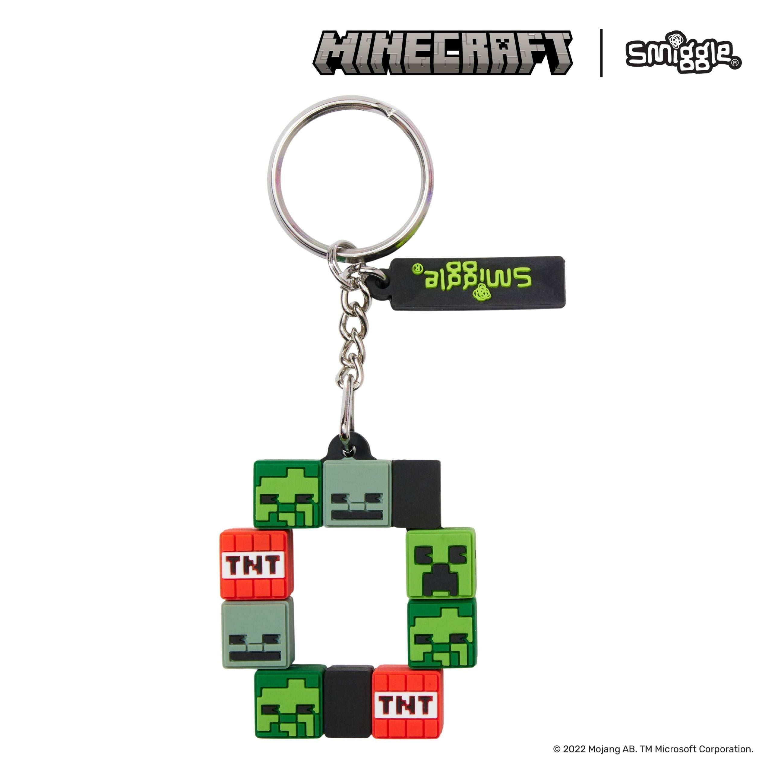 Smiggle - Llavero de la Letra O de Minecraft