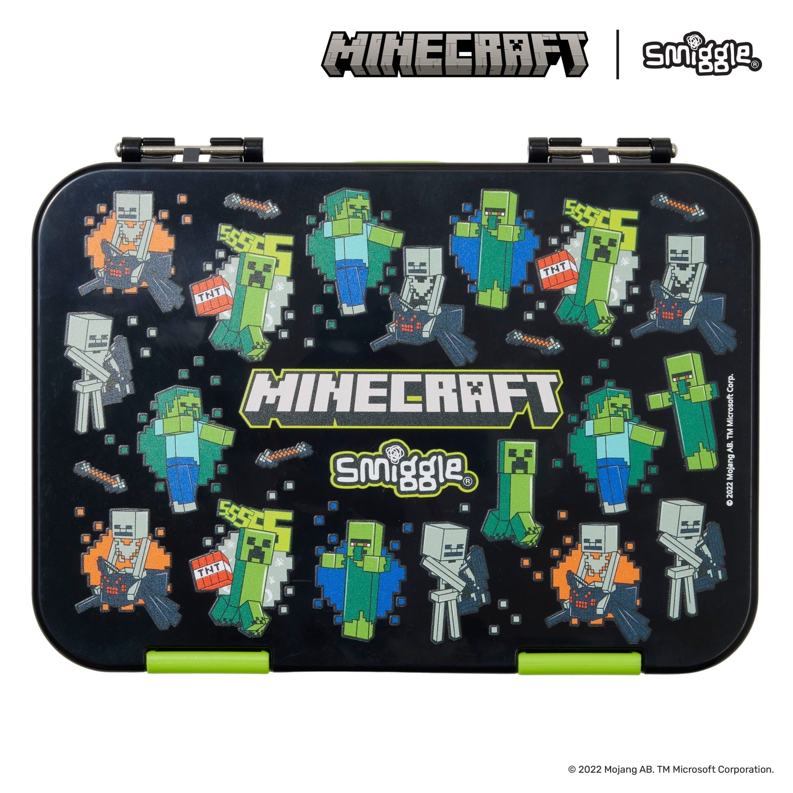 Smiggle - Fiambrera bento mediana Minecraft