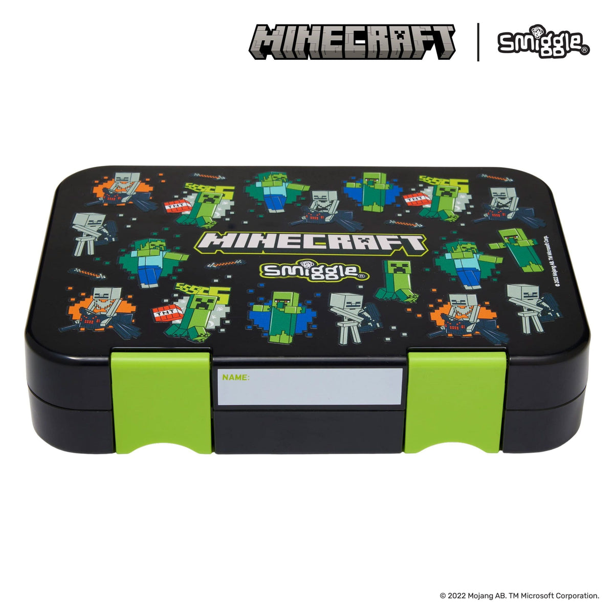 Smiggle - Fiambrera bento mediana Minecraft