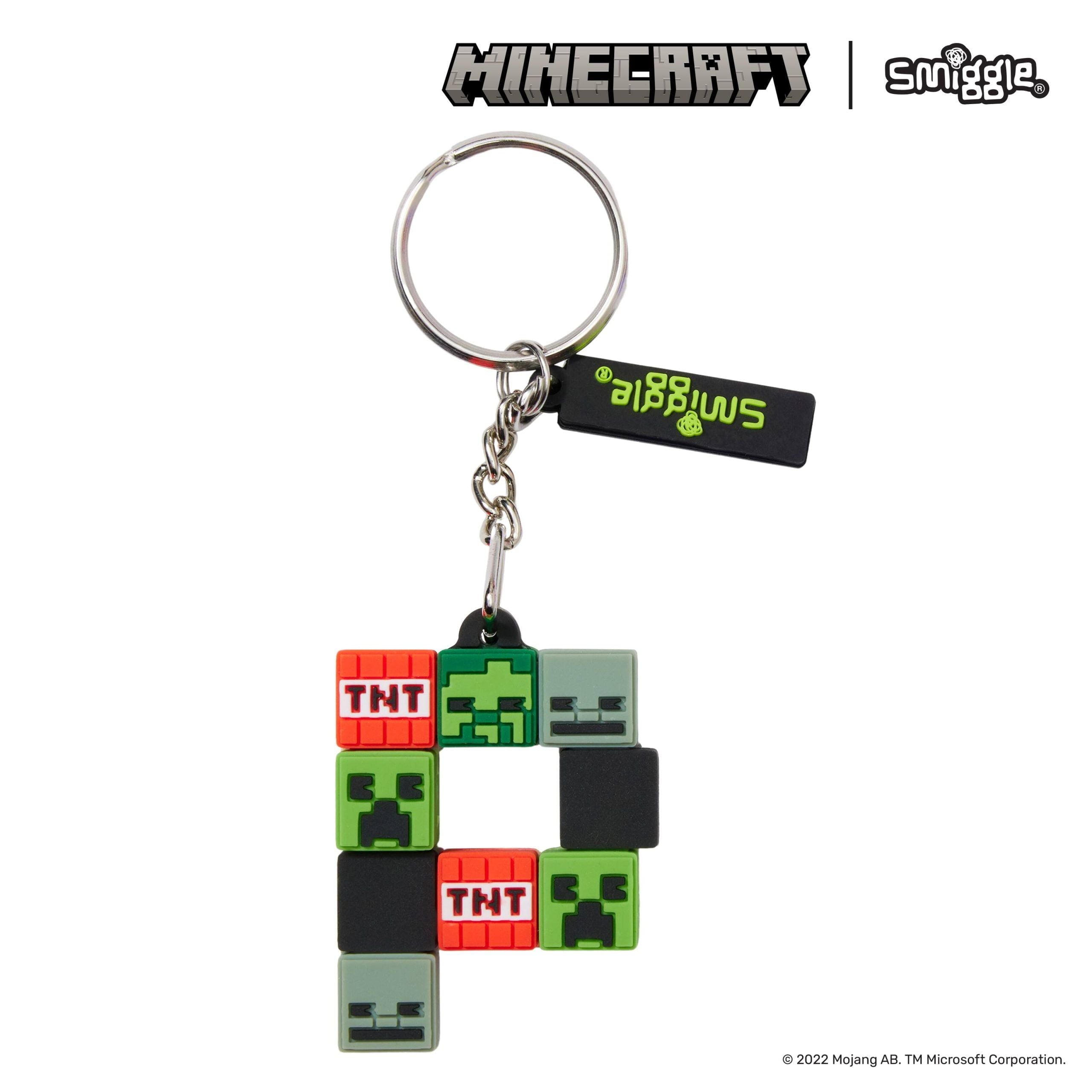 Smiggle - Llavero de Minecraft con la letra P