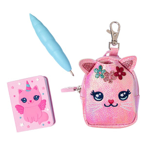 Smiggle - Lápiz mini, llavero y cuaderno