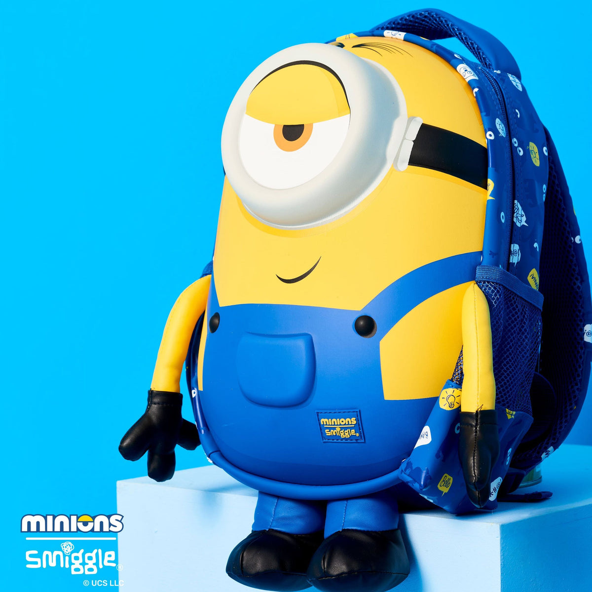 Smiggle - Mochila Junior Rígida Minions