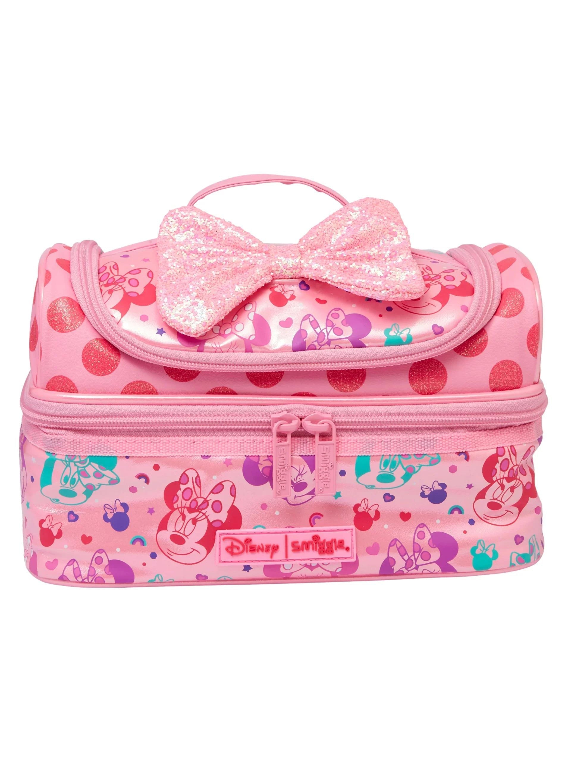 Smiggle - Set de 4 mochilas escolares Minnie Mouse