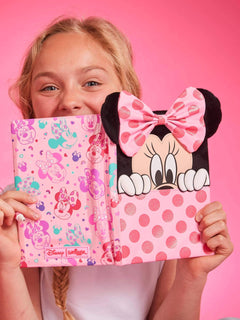 Smiggle - Cuaderno y diario rayado A5 de Minnie Mouse