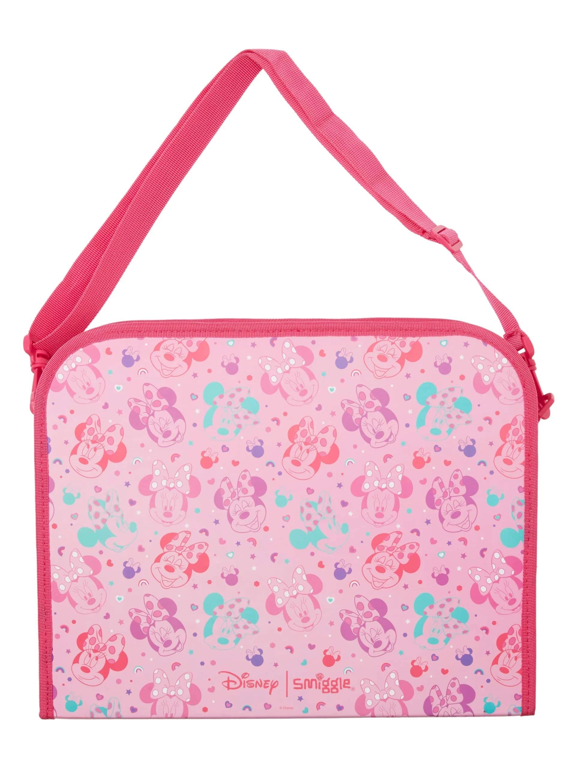 Smiggle - Set de pintura y libro para colorear Minnie Mouse con bolsa