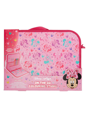 Smiggle - Set de pintura y libro para colorear Minnie Mouse con bolsa