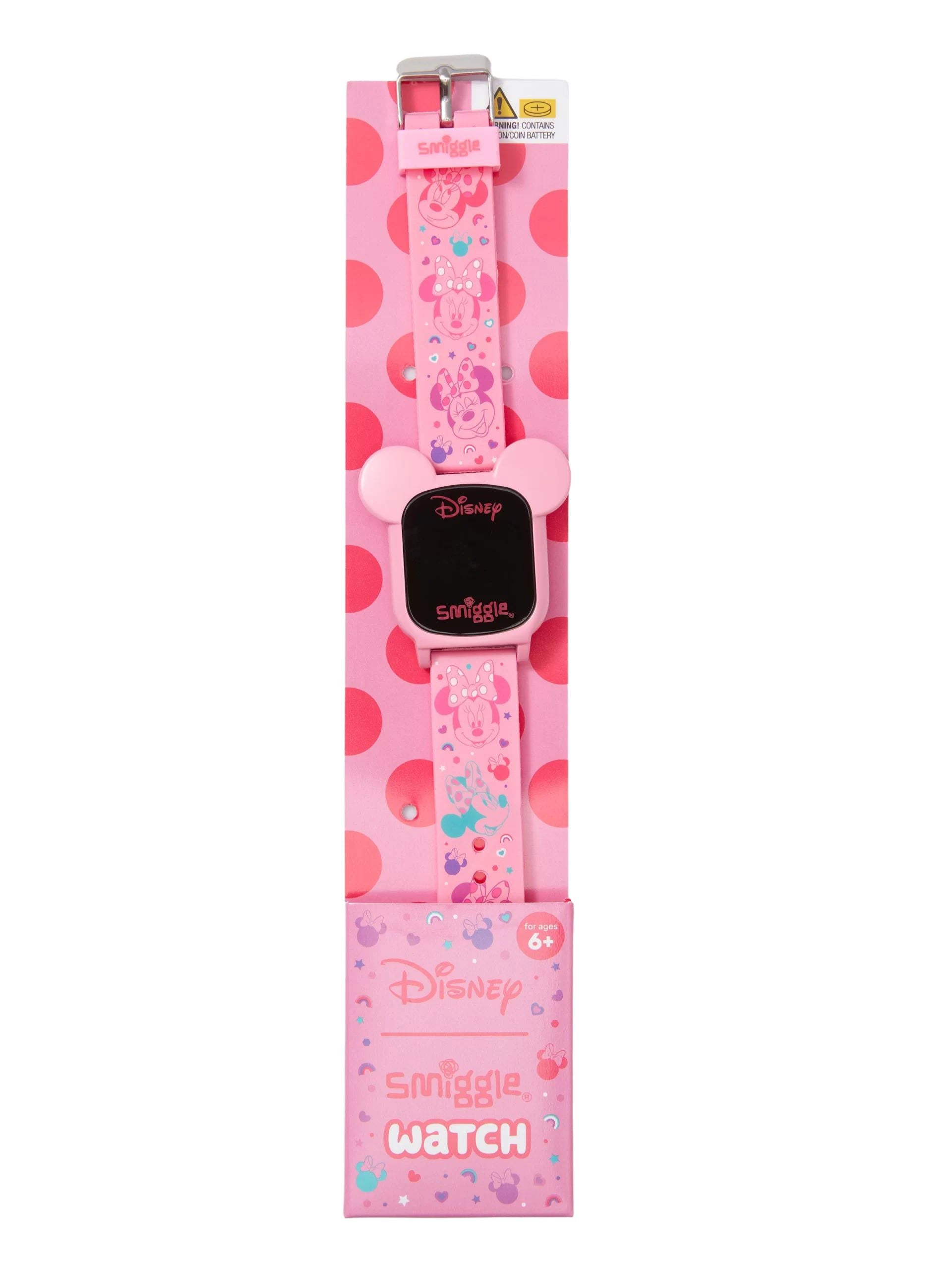 Smiggle - Reloj Digital Minnie Mouse