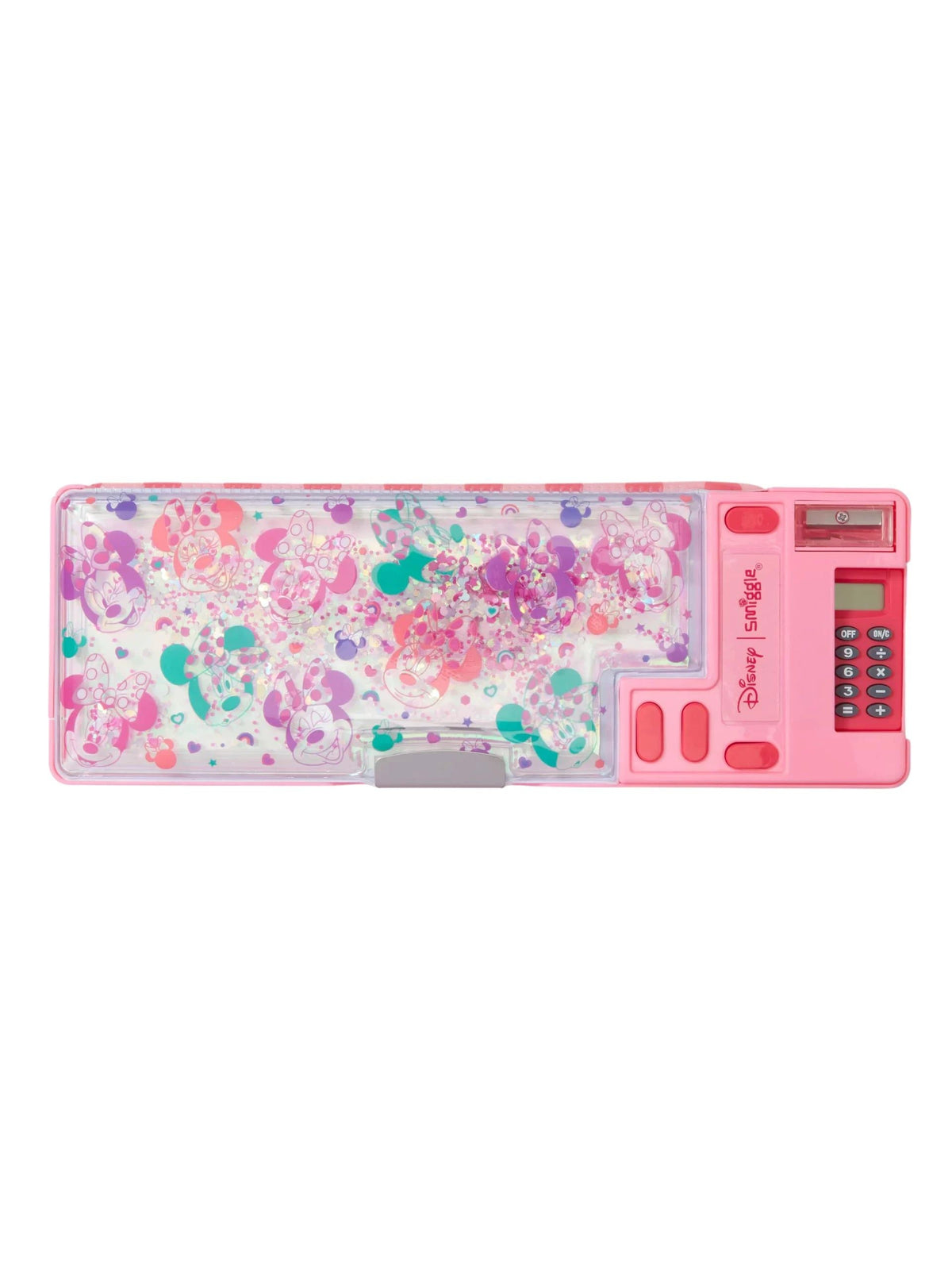 Smiggle - Estuche Automático con Calculadora Minnie Mouse