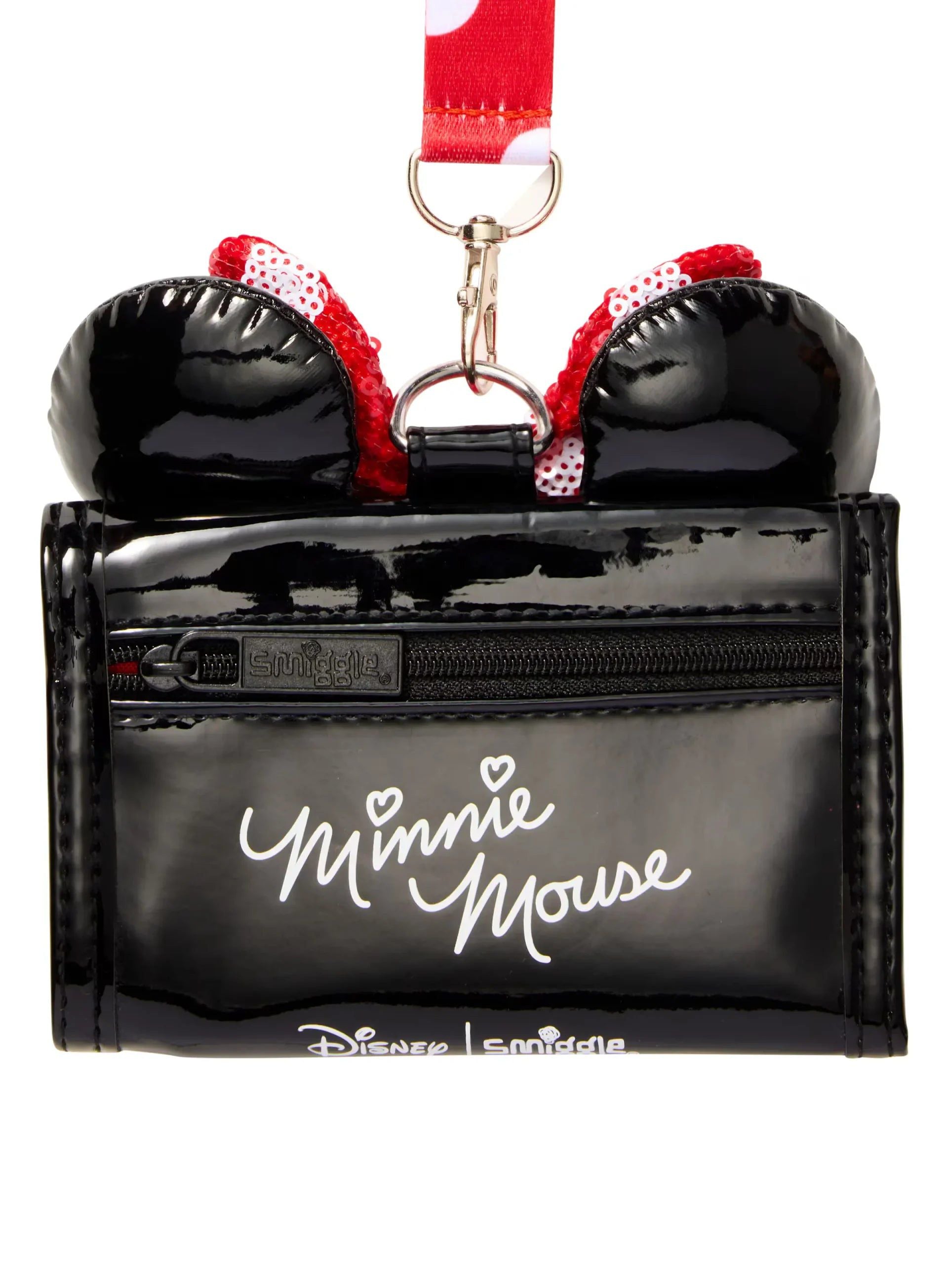 Smiggle - Cartera con cordón y personaje de Minnie Mouse