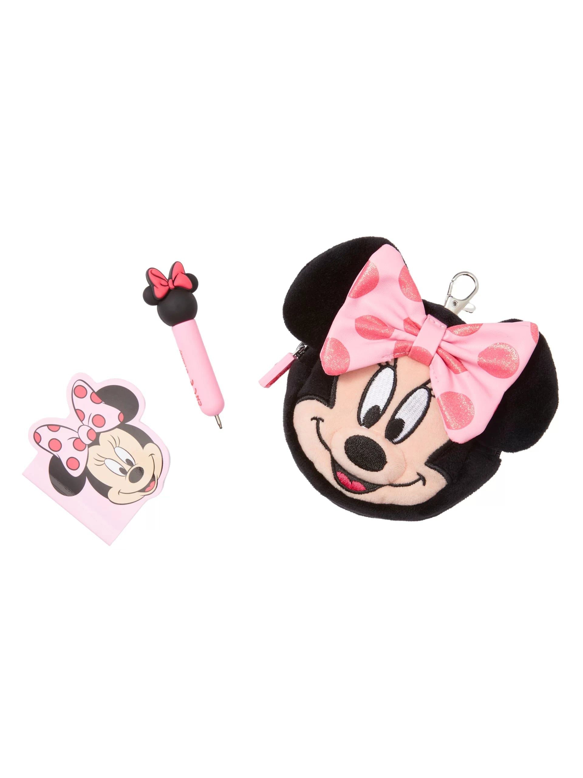 Smiggle - Minnie Mouse Mini Cuaderno Llavero con Bolígrafo