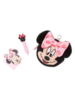 Smiggle - Minnie Mouse Mini Cuaderno Llavero con Bolígrafo
