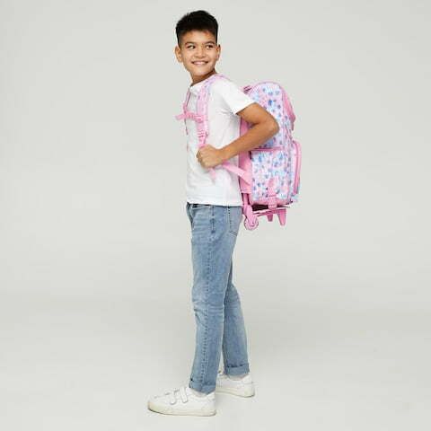 Smiggle - Mochila con ruedas y luz Mirage Access
