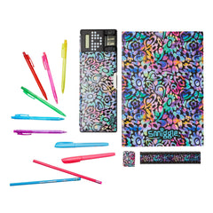 Smiggle - Estuche automático para lápices con calculadora y set de papelería Mirage