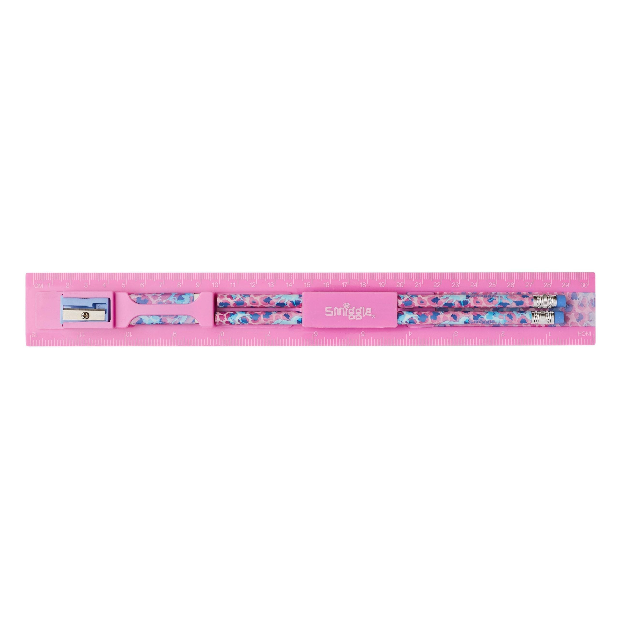 Smiggle - Set de reglas y bolígrafos Mirage